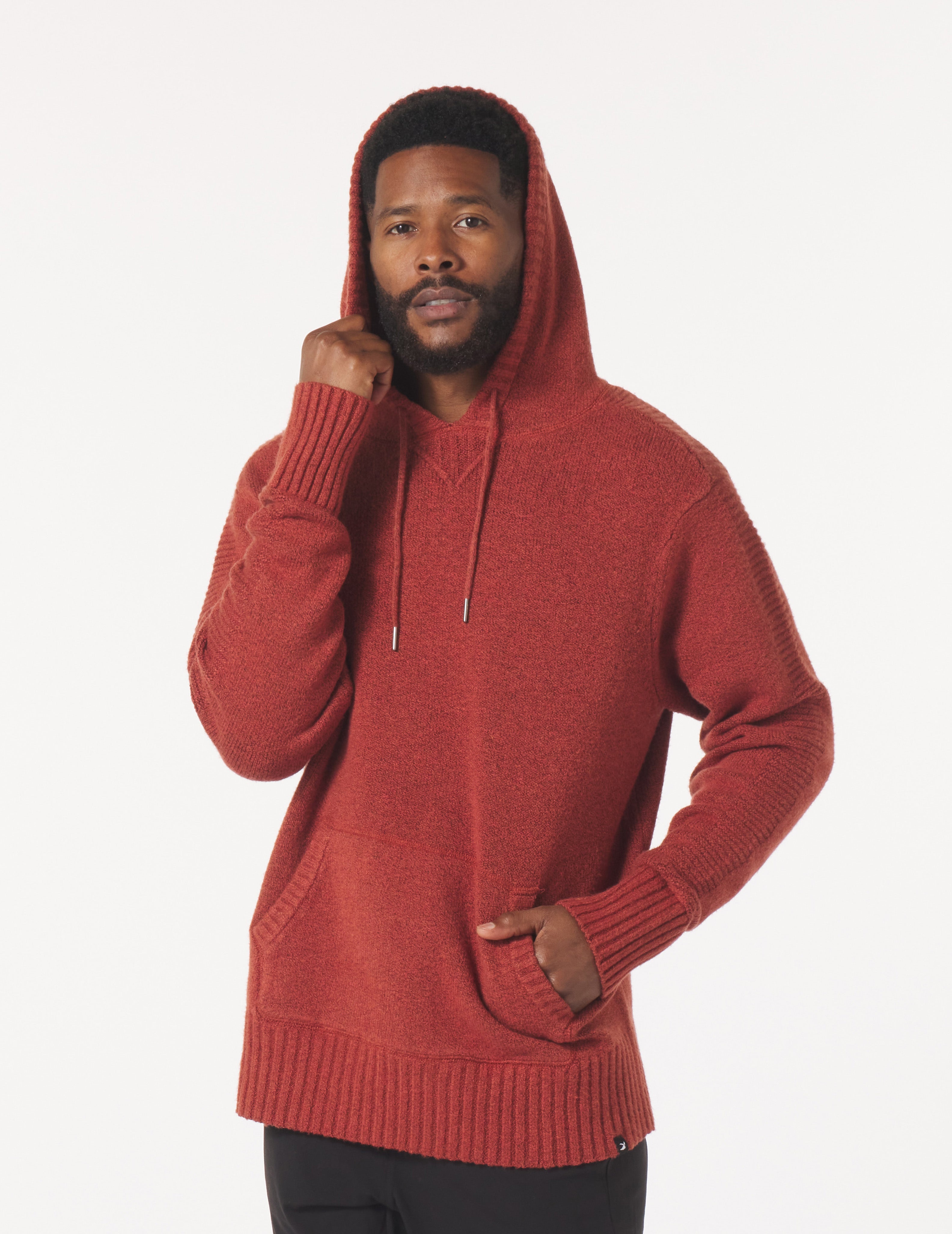 Brick red hoodie on sale