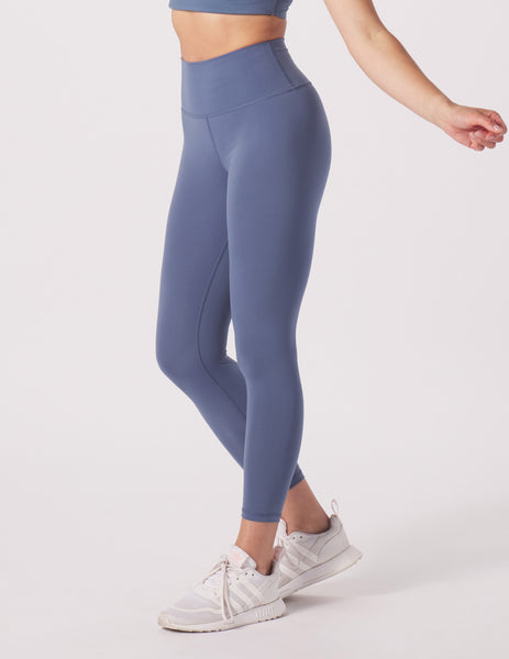 High Waist Pure 7/8 Legging: Washed Blue – Glyder