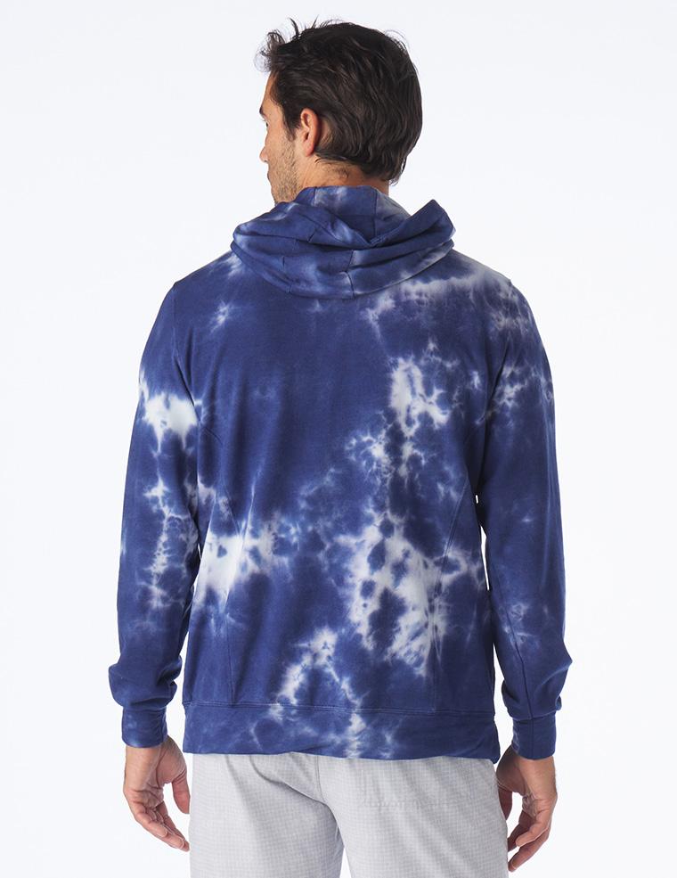 Atlas Hoodie Indigo Blur Dye