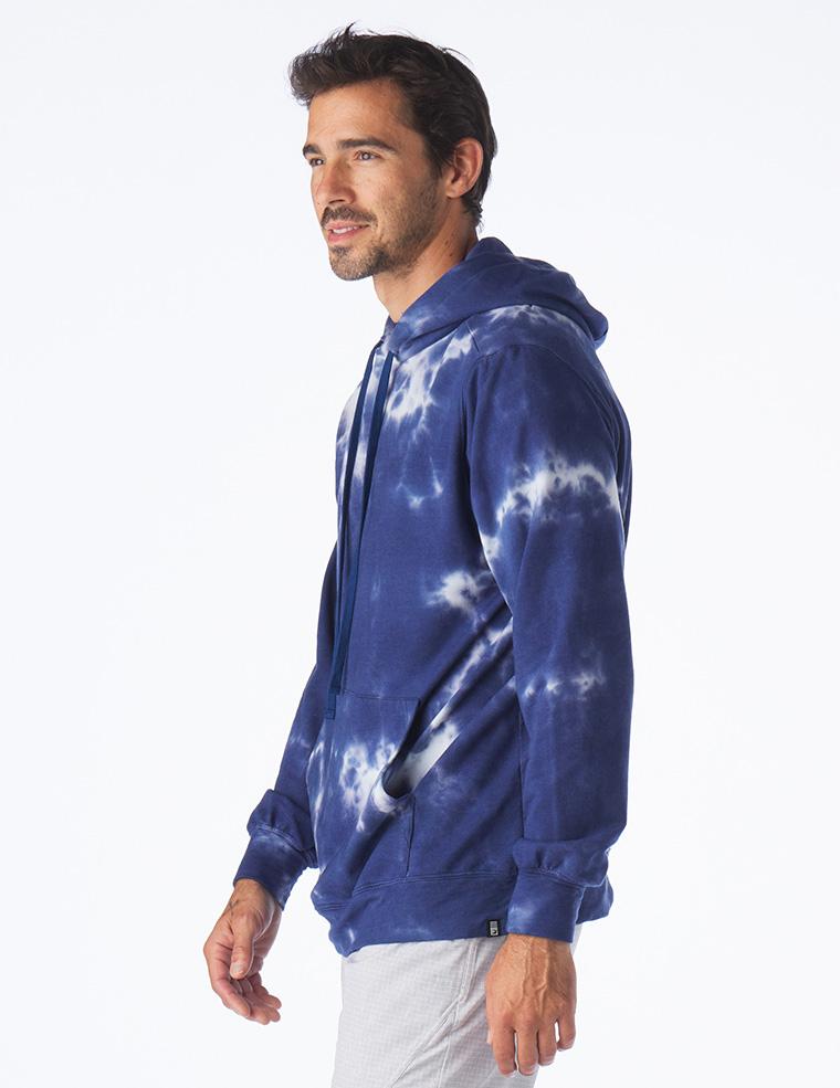 Indigo tie dye online hoodie