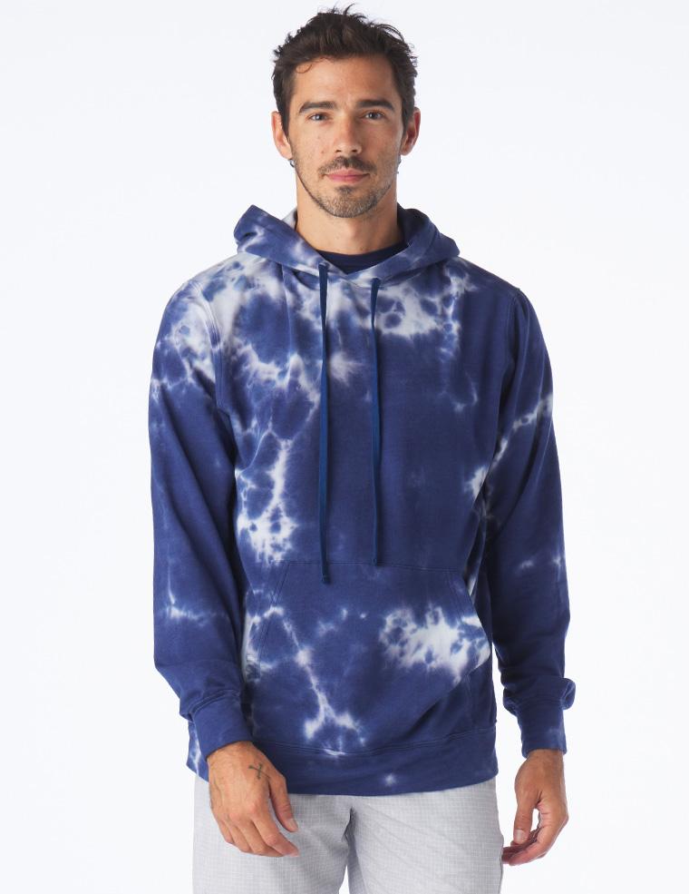 Indigo tie best sale dye hoodie