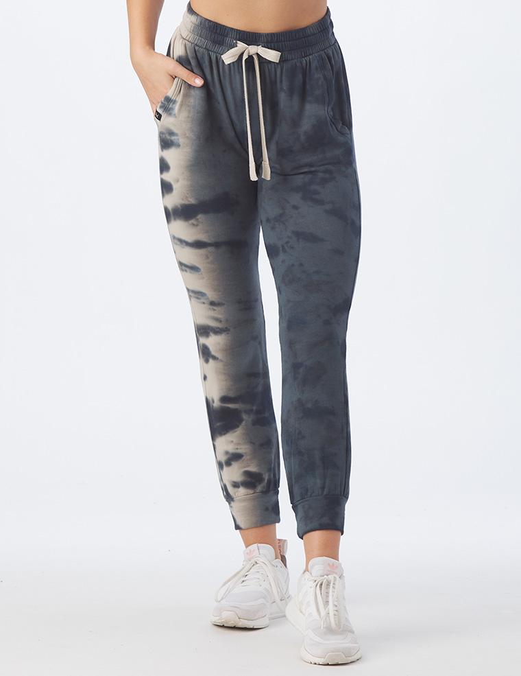 Halfway Jogger Black Oatmeal Tie Dye Glyder