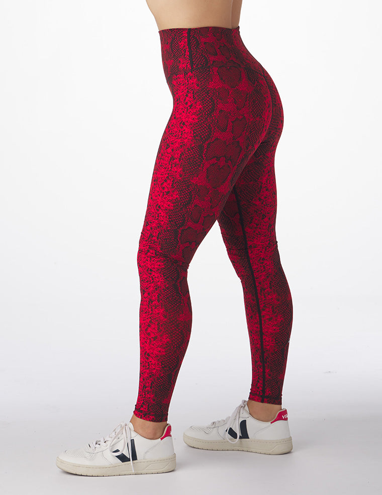 Sultry Legging Print Cherry Snake Glyder