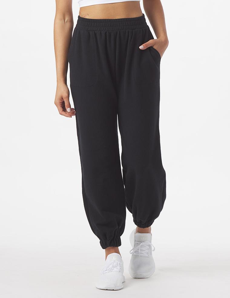 Women's Black Tall Recycled Oversized Joggers